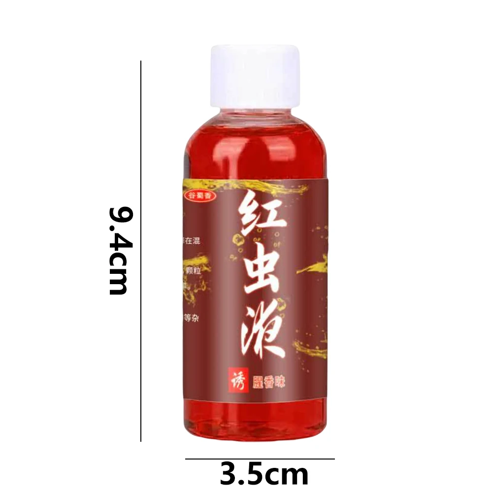 100ml High Concentration FishBait for Trout Cod Carp Bass Strong Fish  Attractant Concentrated Red Worm Liquid Fish Bait Additive