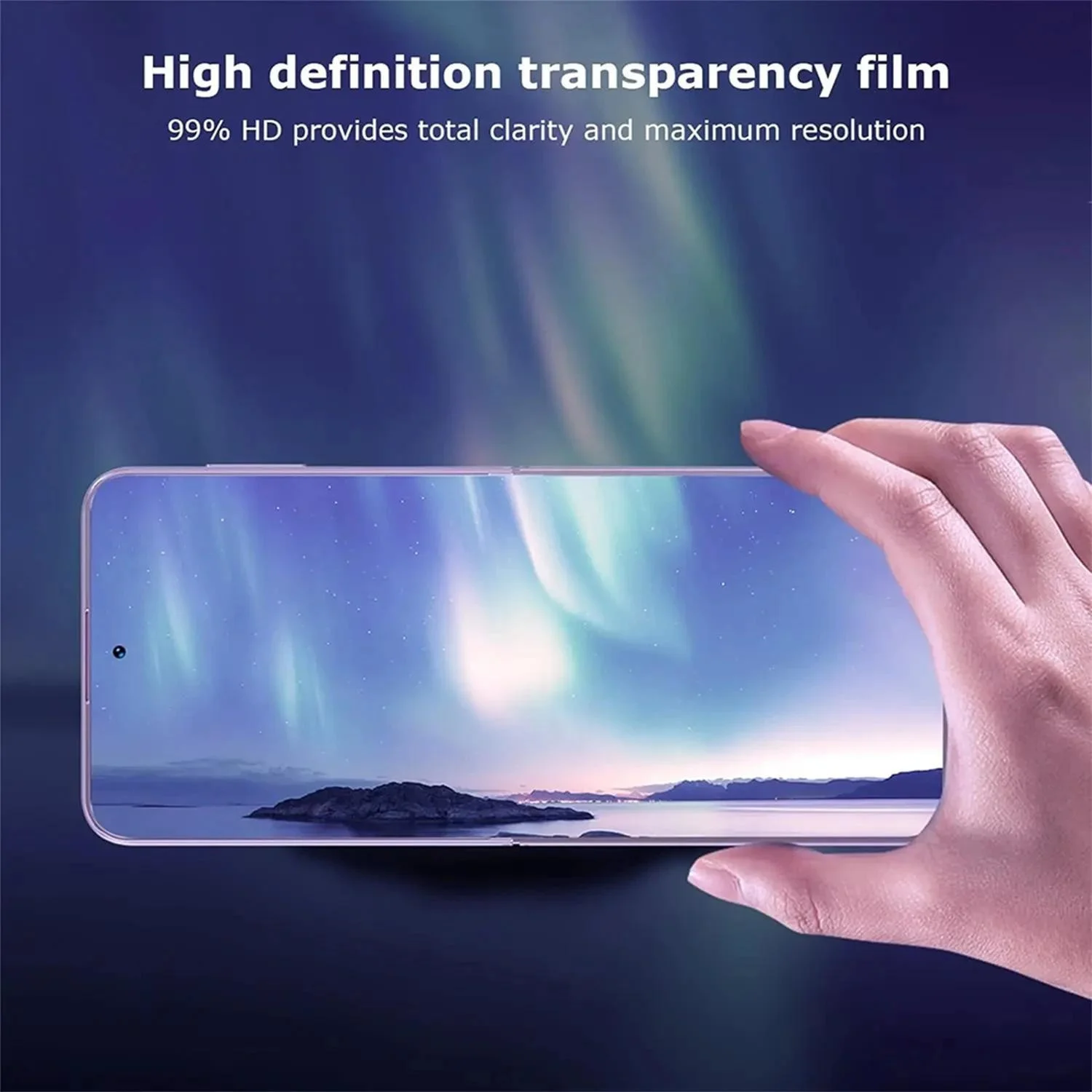 3-Pack Hydrogel Anti-Scratch & Fingerprint-Resistant TPU Film