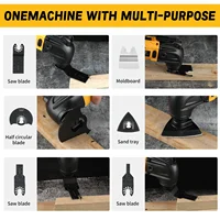 DEWALT DCS357 20V MAX Outil oscillant multifonction sans fil sans balais, accessoires, changement rapide sans outil, découpe, ponçage, décapage de coulis 5