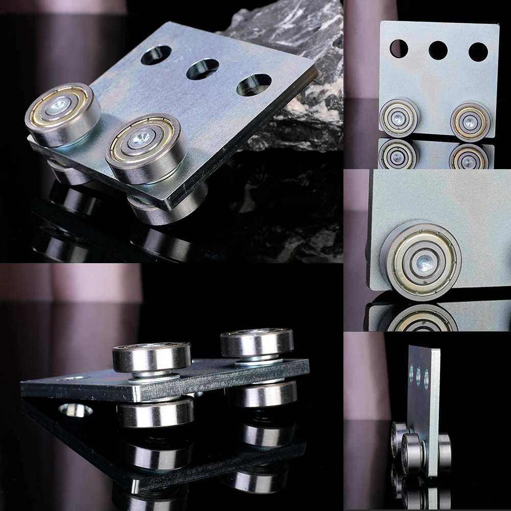 4 Wheel Trolley Assembly Trolley Roller Stable Welding 1-5/8" Wide All 1-5/8" or Taller Strut Channel 4 wheel trolley
