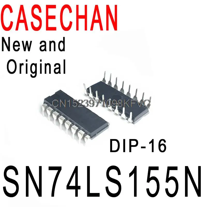 

5 шт. новые и оригинальные модели 74LS155 HD74LS155P DIP-16 В наличии IC SN74LS155N