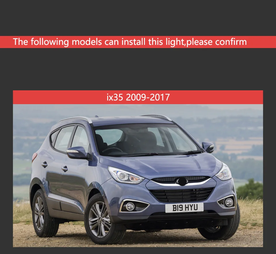 AKD Car Styling Head Lamp for Hyundai IX35 Headlights 2010-2016 New Tucson LED Headlight DRL Hid Bi Xenon Auto Accessories