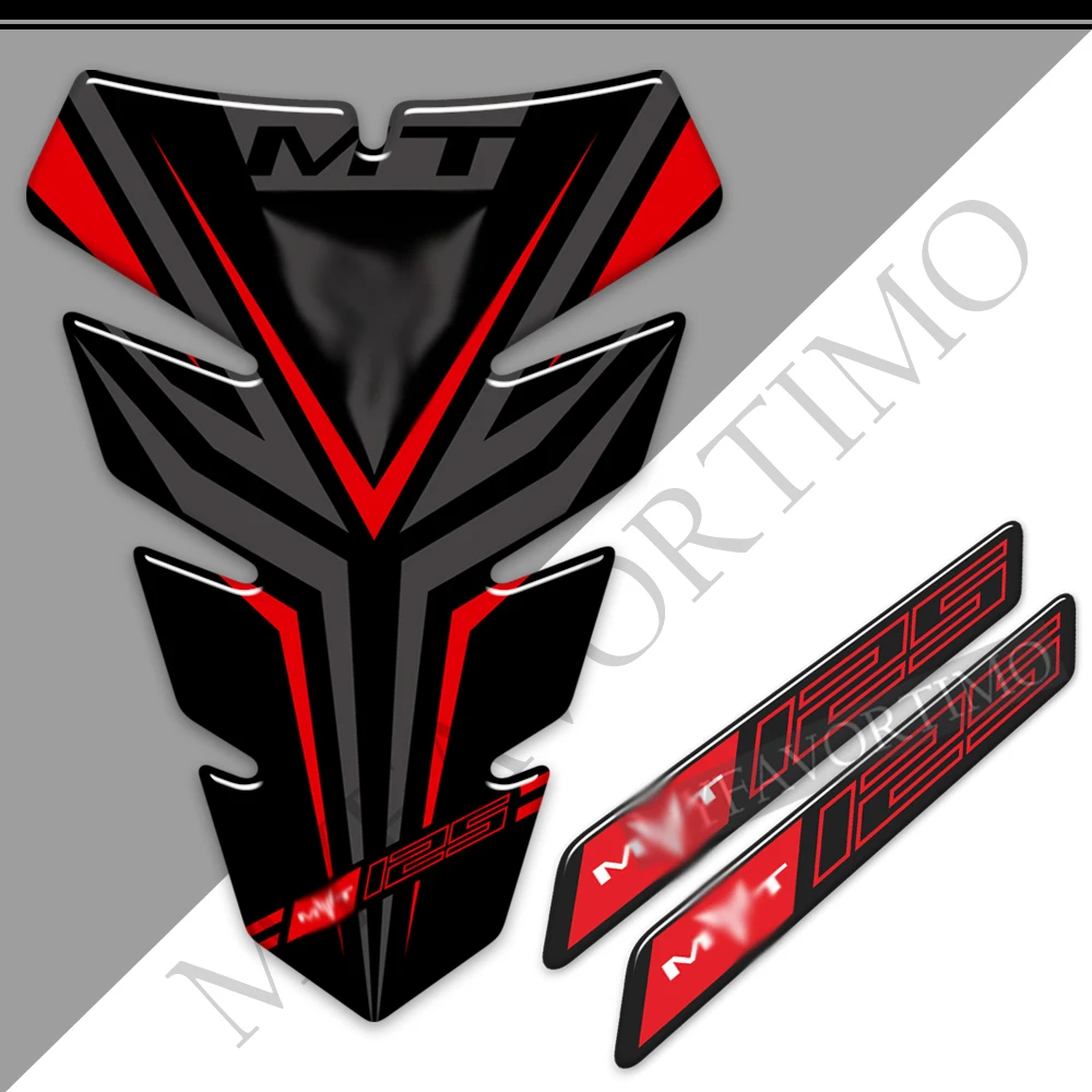 Protezione Per Canotta Per Yamaha Mt-125 Mt125 Mt-125 Adesivi Per Decalcomanie Emblema Badge Logo Carenatura Laterale Simbolo Protezione Moto
