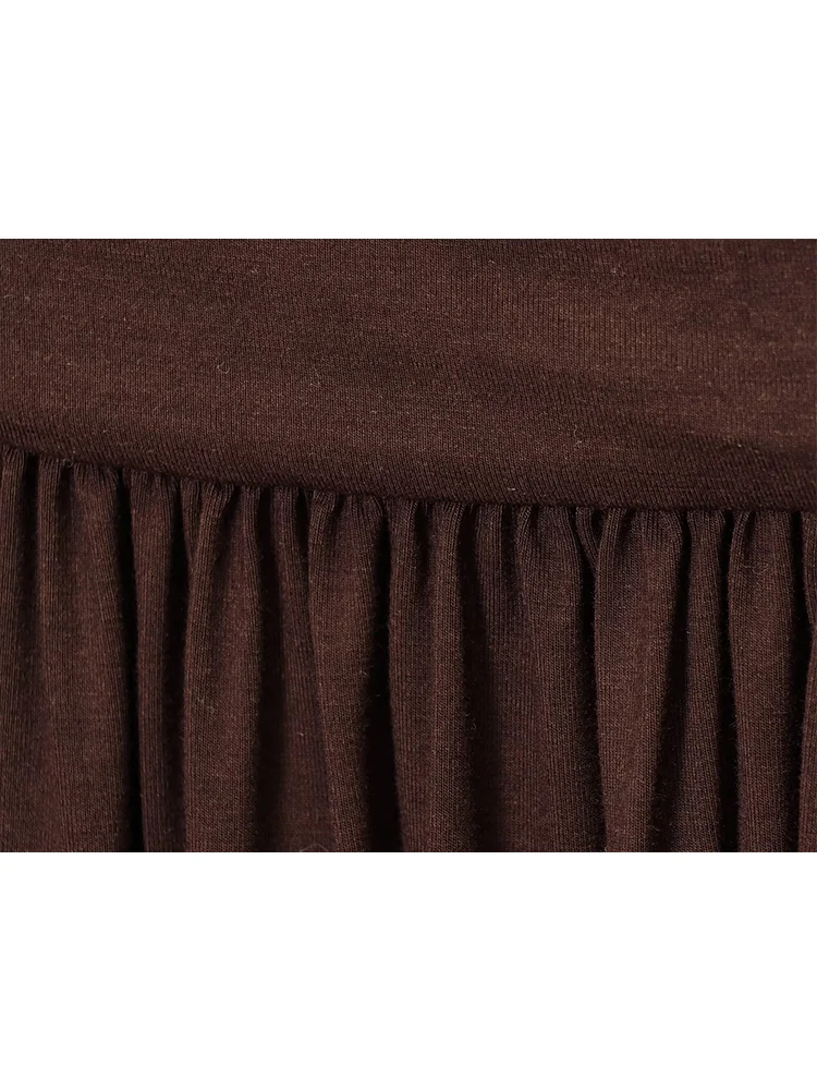 TFMLN 2025 Woman Pleated Dress Fashion Beach Party Midi Strapless Dress Solid Backless Off Shoulder Slim Long Dresses Summer