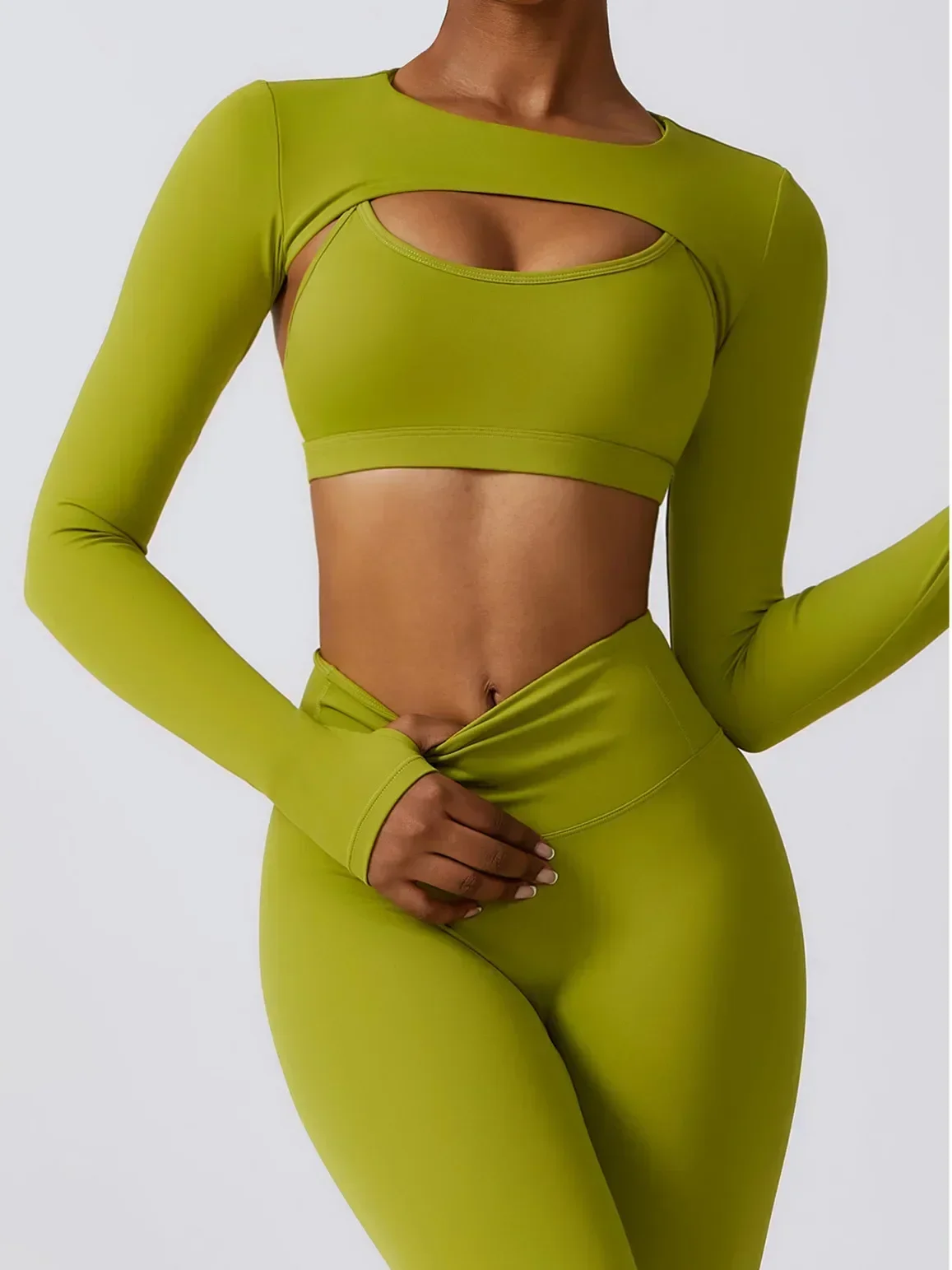 Yoga Set 3 Piece Yoga Set Workout Outfits Women Tracksuit Jacket Sport Bra High Waist Leggings Fitness Gym Zipper Sportswear