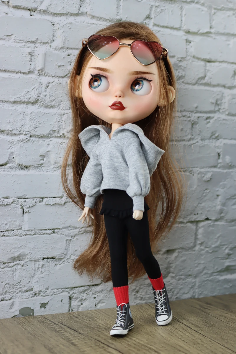 Für Blythe-Puppen Socken Schwarz Weiß Rosa Bonbonfarben Socken für Ob24 Ob22 Azone Puppen Lange Strümpfe – Detail 33