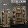 5.56mm 7.62mm Fast Mag Pouch Tactical Magazine Pouch 9mm Molle Belt Clip Fast Attach Carrier Soft Shell Rifle Mag Carrier 4
