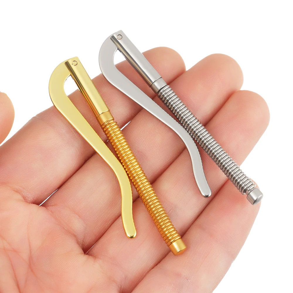 Metal Money Clip Portable Durable Metal Money Clip High Quality Simple Bifold Cash Holder Bar Wallet Spring Clamp Replace Parts Wallets Holder