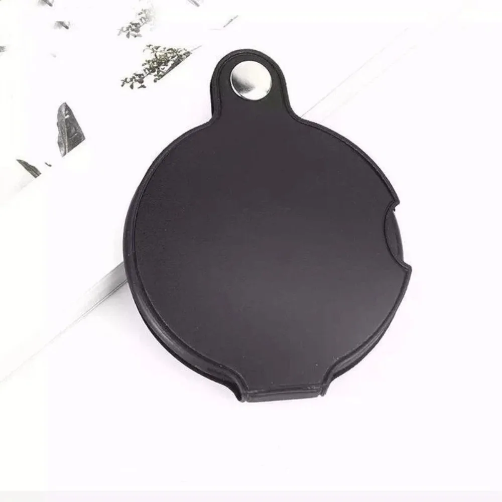 50/60/70mm 소형 돋보기 휴대용 미니 포켓 돋보기 가죽 보호 케이스 접이식 확대경 정밀 작업용