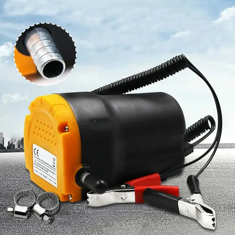 Pompa dell'olio per motori per auto 12V estrattore di coppa del fluido Diesel elettrico Scavenge trasferimento del carburante aspirazione barca moto pompa dell'olio per auto elettrica