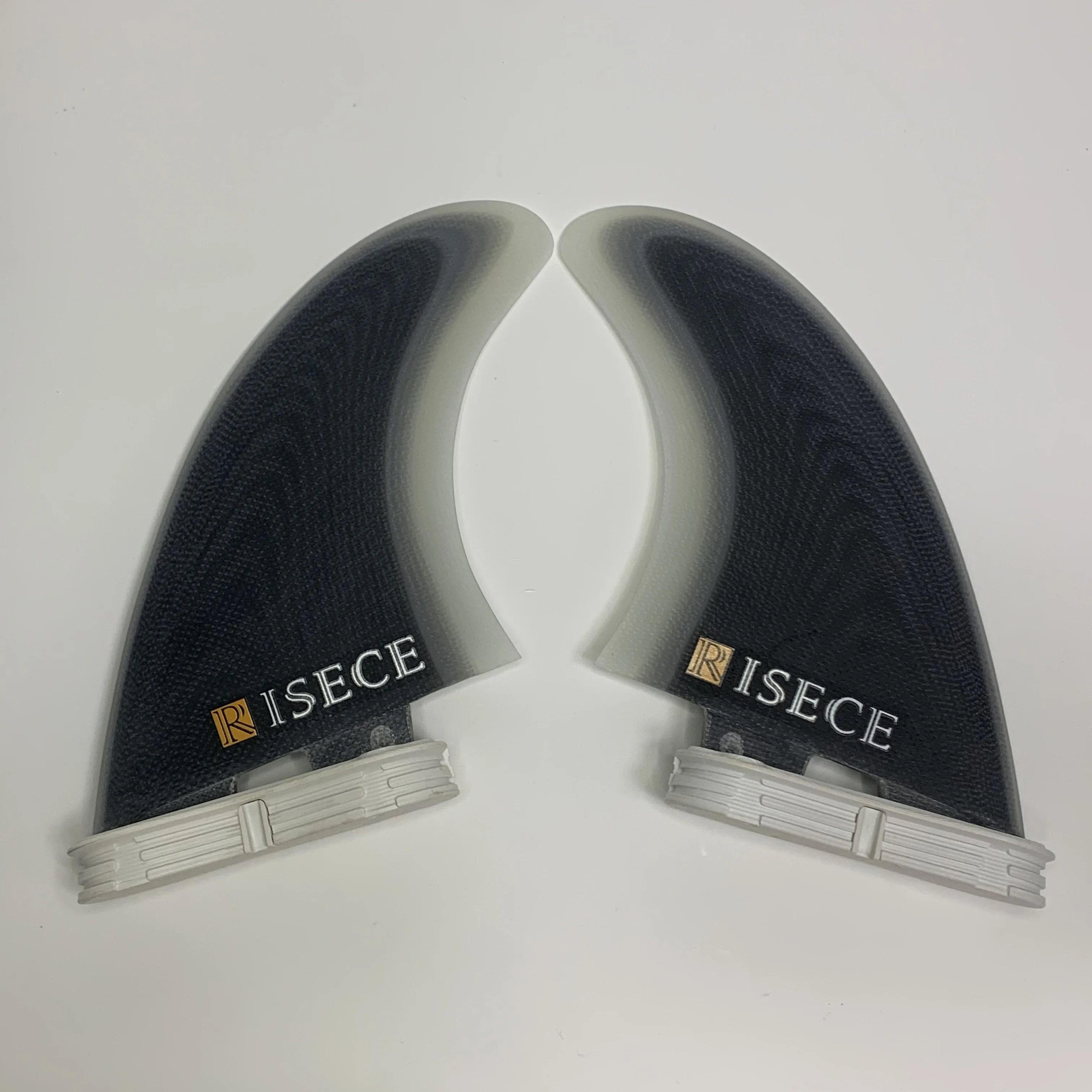 Surfing Surfboard Power Twin Fins GFK Fiberglass Twinnie Fins 2PC/SET Glass Fiber Twin Fin for SUP