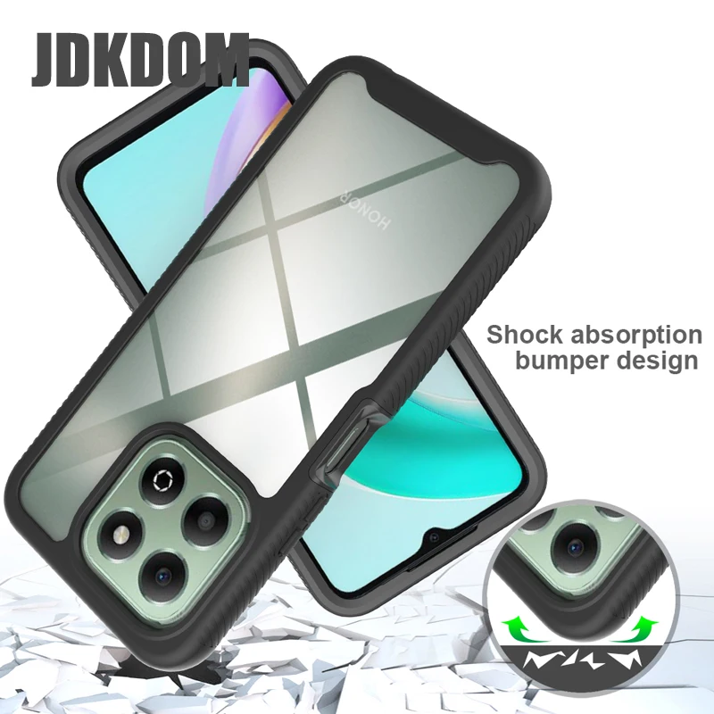 Shockproof Armor Phone Case with Front Frame Cover