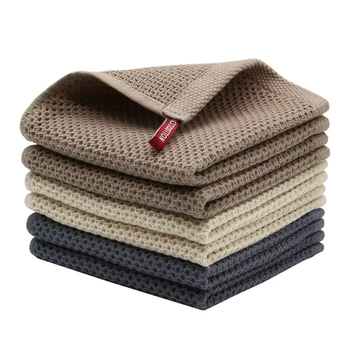 Cotton Waffle Weave Dishcloth Set 1