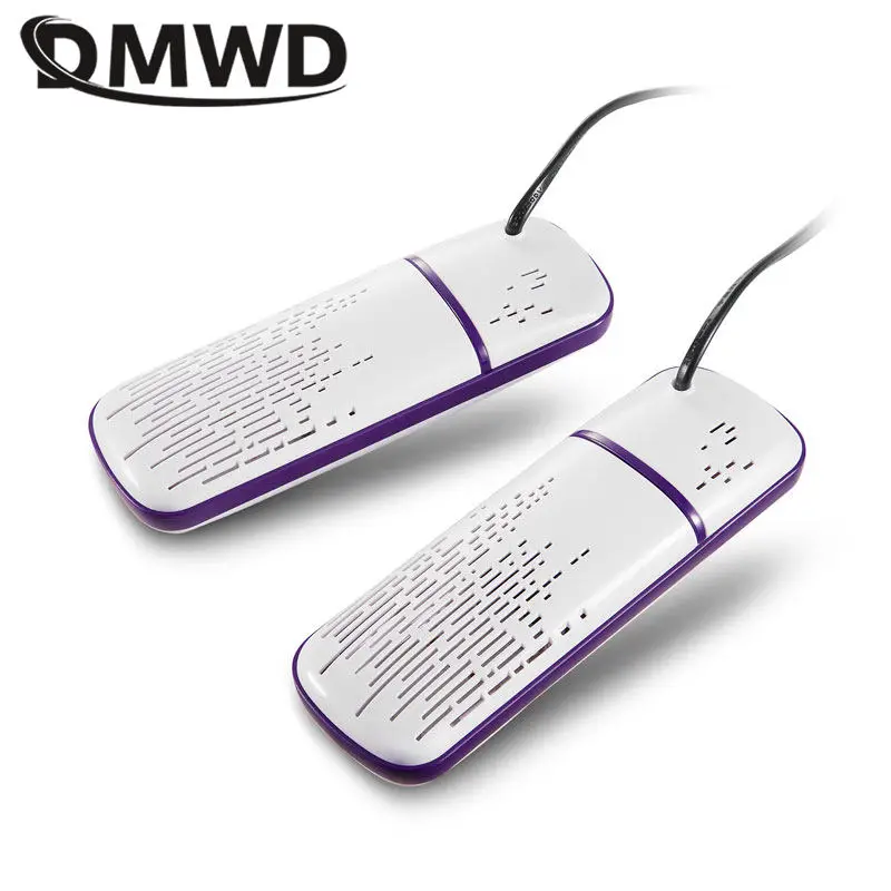 DMWD 텔레스코픽 건조 장치, 신발 건조, UV 램프 탈취 살균 건조기, 타이머 포함, 제습 탈취