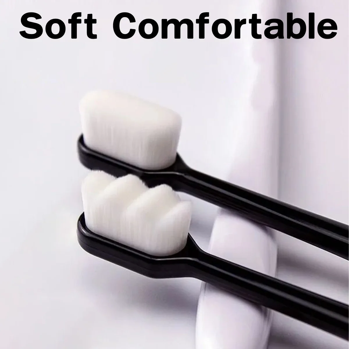Manual Toothbrush With Soft Bristles For Sensitive Gums And Teeth_voghion.com