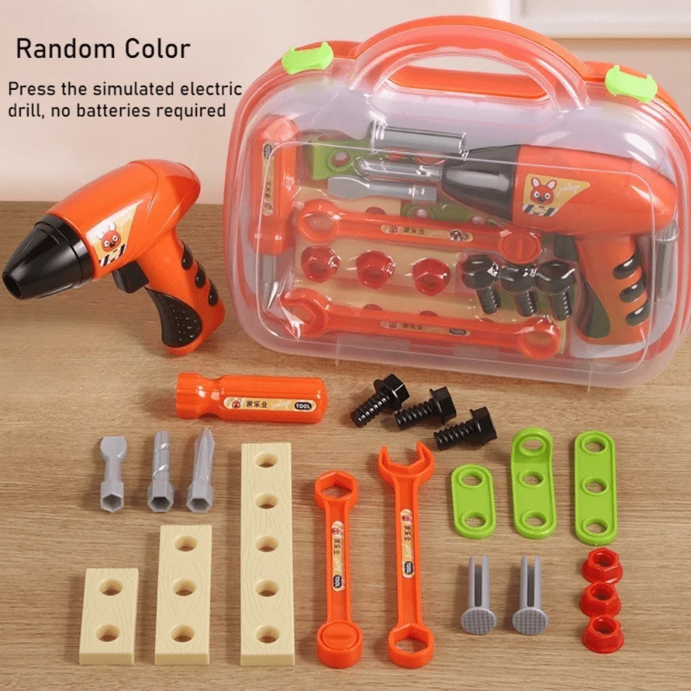 어린이용 공구 상자 수리 조립 및 분해 도구 드라이버 역할 놀이 장난감, 크리스마스 및 할로윈 선물