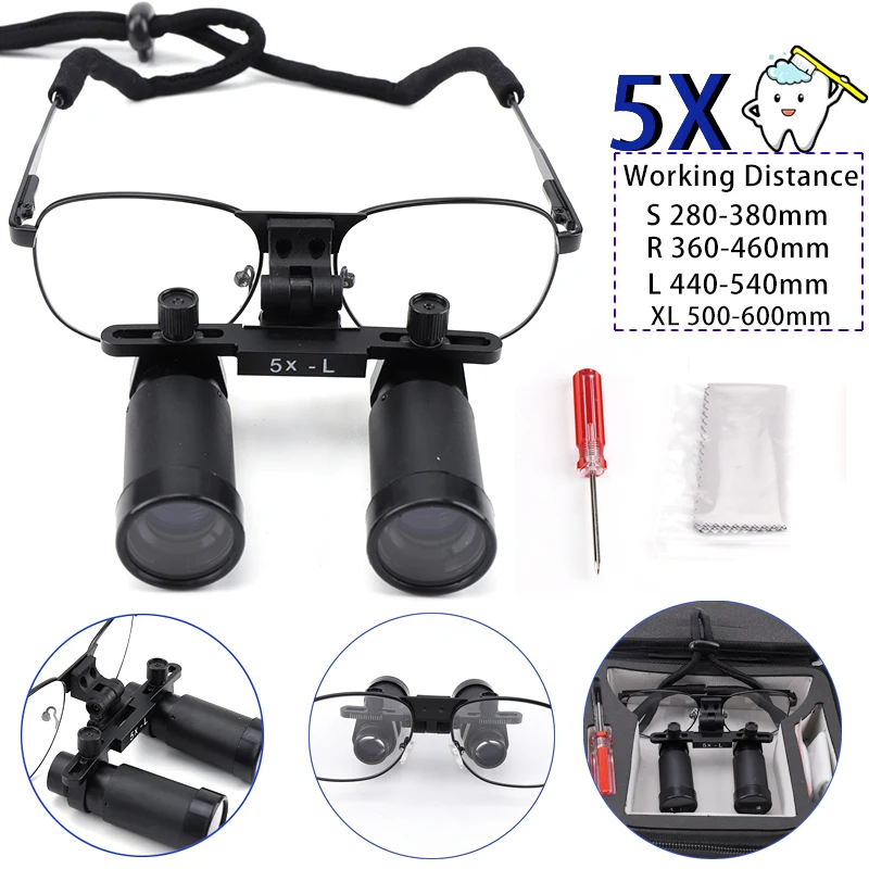 

Dental 5X Magnifying Glass Dentistry Medical Surgery Magnifying Glass Dental Optical Loupes Magnifying Glass Surgery Magnifying