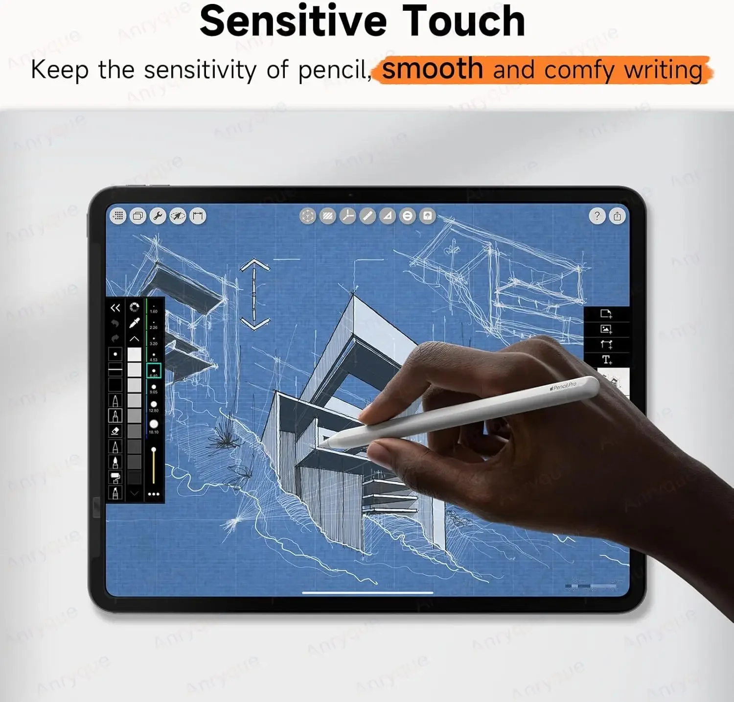 360° Privacy Screen Protector for HUAWEI MatePad 11.5S 2024 Soft PET Paper-feel Screen Protective Film Anti Spy 4 Direction 4