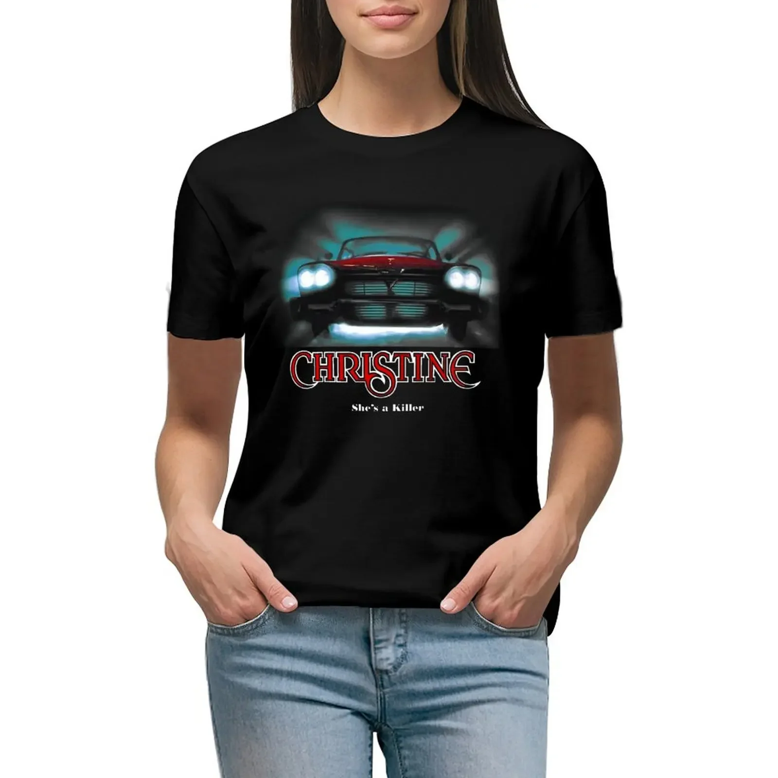 

Awesome Movie Car Christine T-shirt, hoodie, Multicolor T-shirt Female clothing t shirts for Women graphic