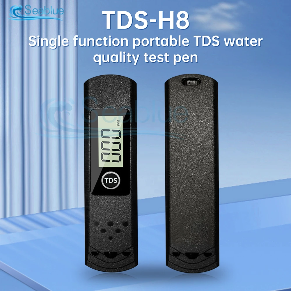TDS Meter Digital Water Tester 0-9990ppm Drinking Water Quality Analyzer Monitor Filter Rapid Test Aquarium Hydroponics Pools