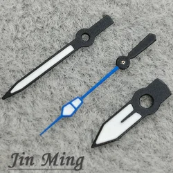 High - Quality Luminous Green and Silver Watch Hands (Black Blue B)