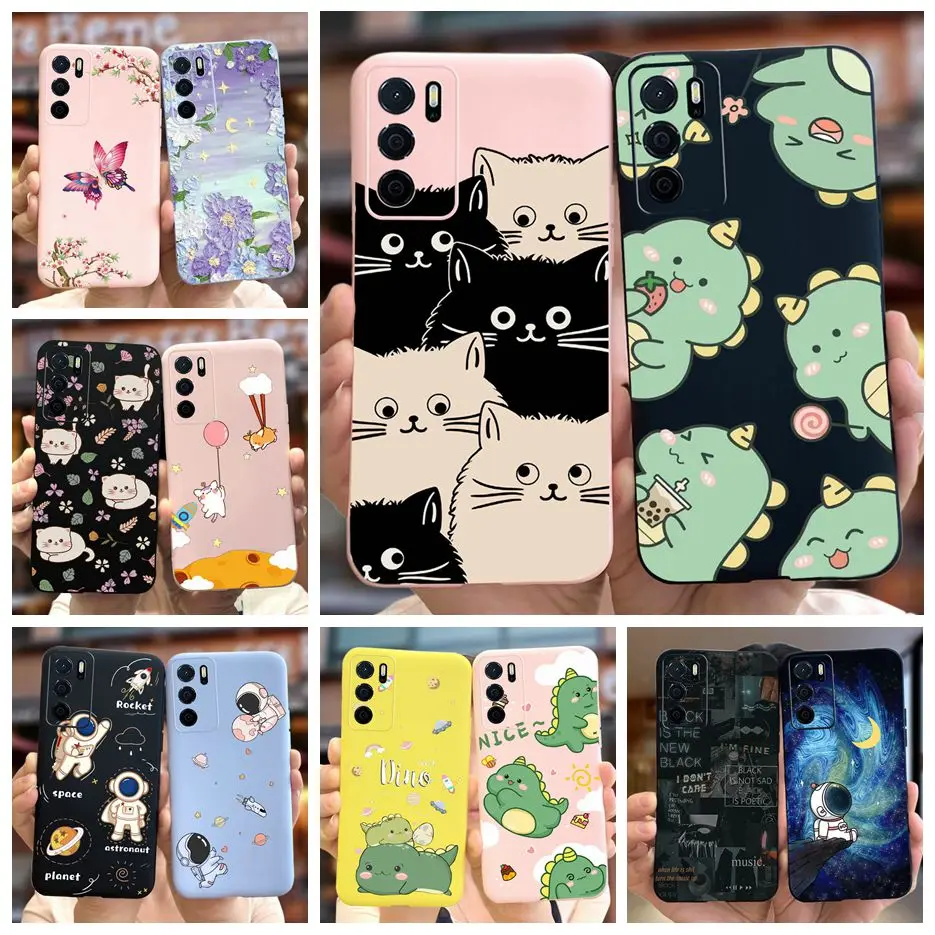 Cute Dinosaur Cartoon Soft Silicone Phone Case - Decorative Back Cover & Bumper