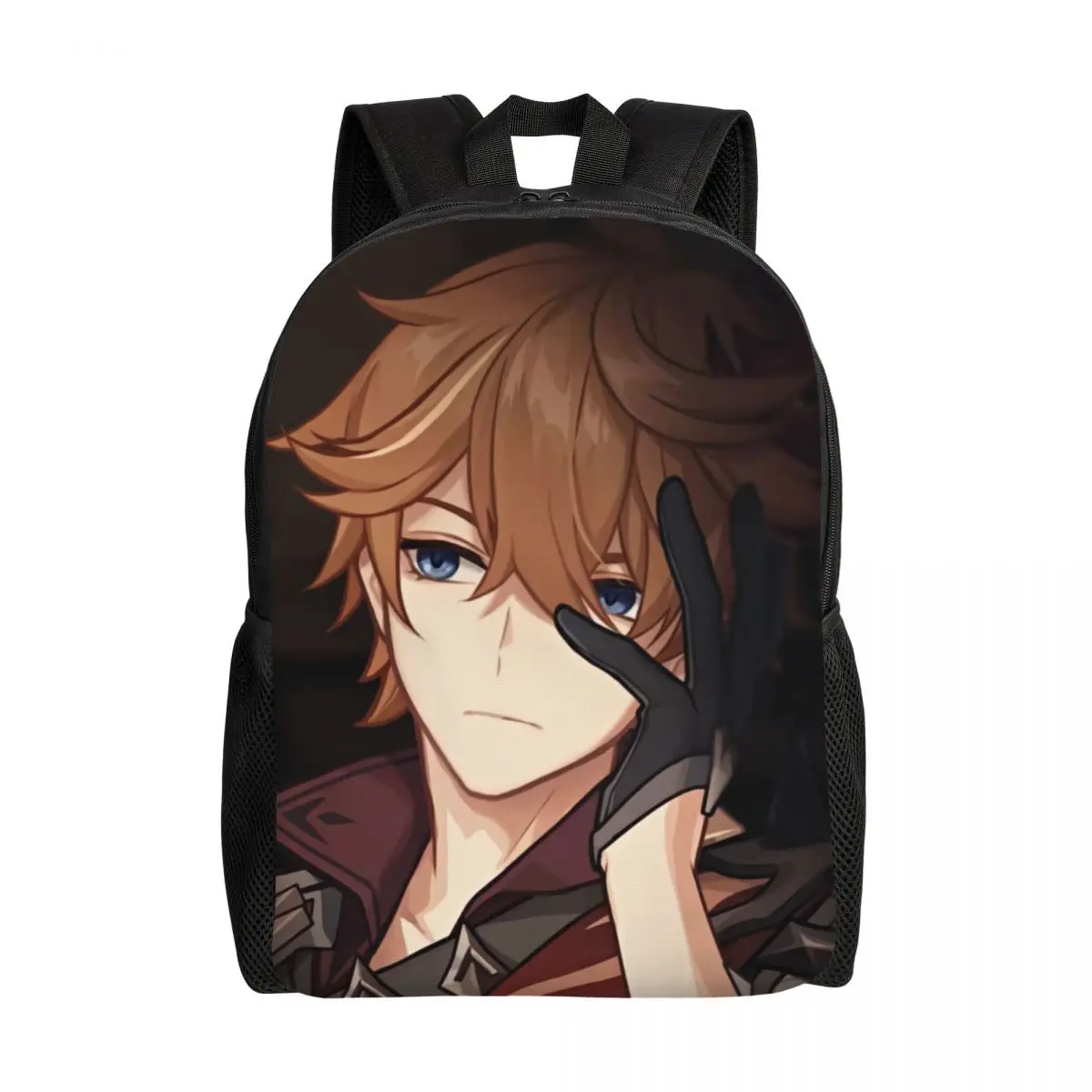 

Childe Tartaglia Genshin Impact Backpacks for Boys Girls Anime Game School College Travel Bags Bookbag Fits 15 Inch Laptop