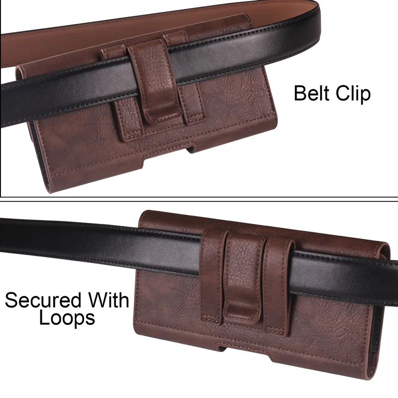 Universal Horizontal Rubber Band Cell Phone Belt Pouch