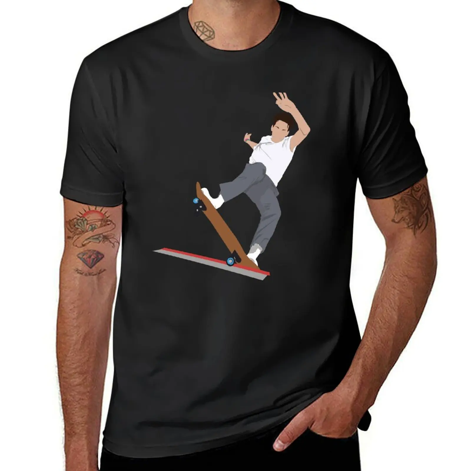 Jagger Eaton Skater T-Shirt shirts graphic tees anime vintage clothes plus sizes mens clothes