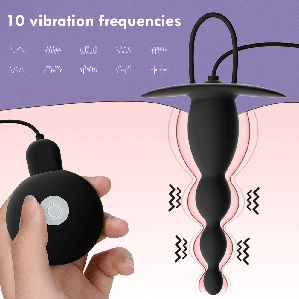 Anala pärlor vibrator mjuk silikon prostata stimulator dam_voghion.com