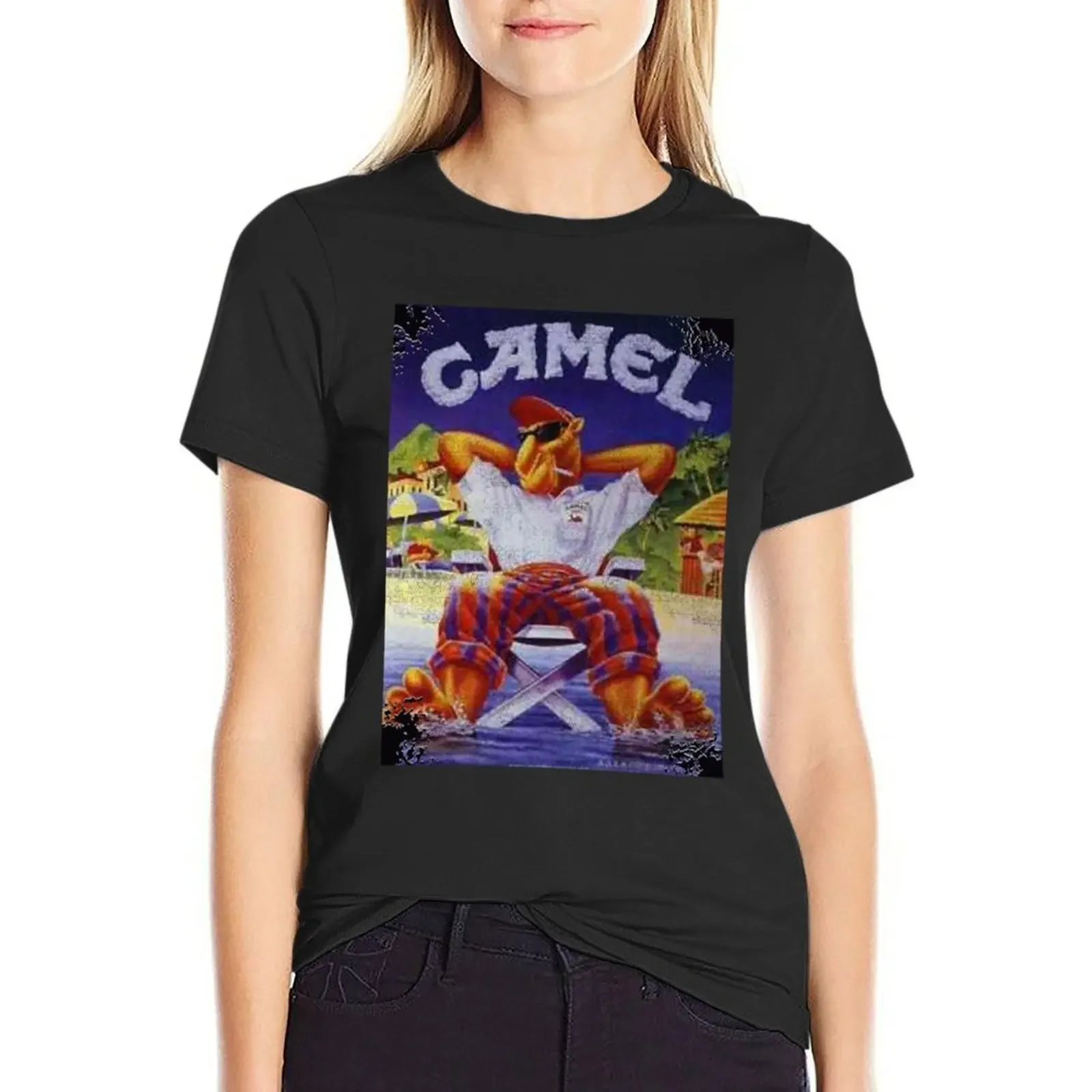 

Camel Cigarettes T-shirt cute tops tees t-shirts for Women graphic tees funny