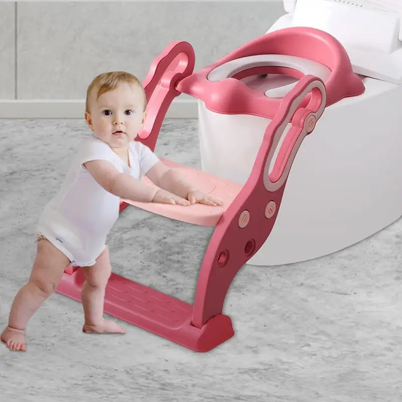 Círculo de escalera para inodoro infantil, escalón plegable para inodoro de  bebé, inodoro infantil para niños y niñas