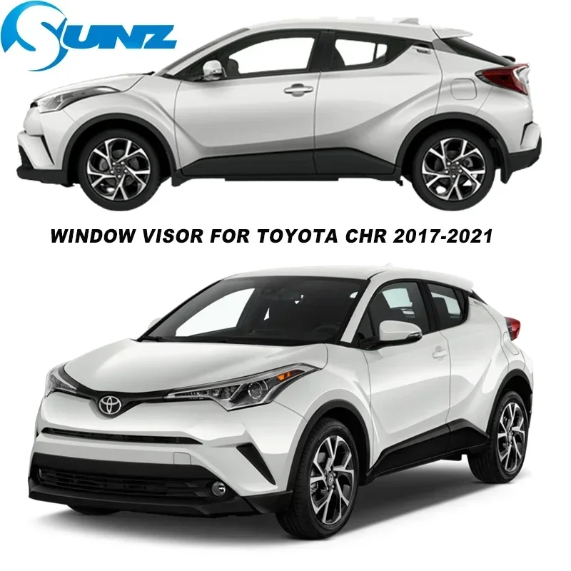Car Window Visor For Toyota Chr Izoa Weathershield Sun Rain Deflector Guard