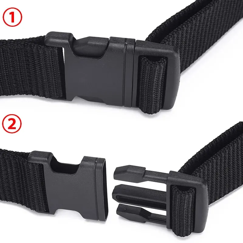 Men's Belt Without Metal Plastic Buckle Belt High Quality Canvas For Nylon Belt Tactical Belt Outdoor Woven Belt Neutral Belts