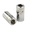 4x 1/4" Ratchet Drive Socket Adapter 6.3mm Square Drive To 1/4" Hex Shank Socket Bits Converter Screwdriver Holder Adapter 3