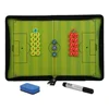 Soccer Tactical Board 11-person System Football Clipboard Foldable Magnetic for Coach Training 3