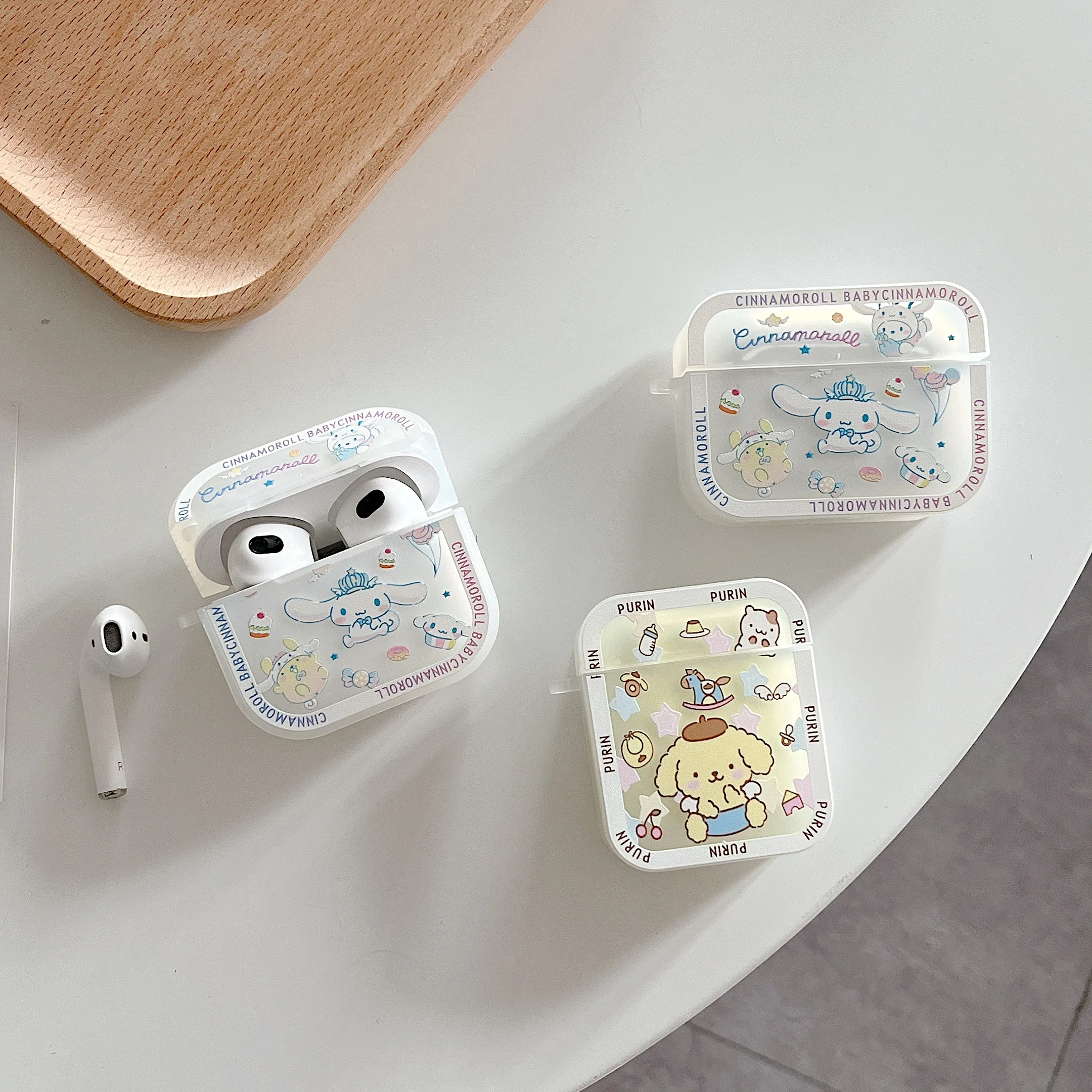 Sanrio Cinnamonroll AirPods Case Apple AirPods 2 Case AirPods Pro Case Earphone Accessories Cartoon Anti-drop Cover _ AliExpress