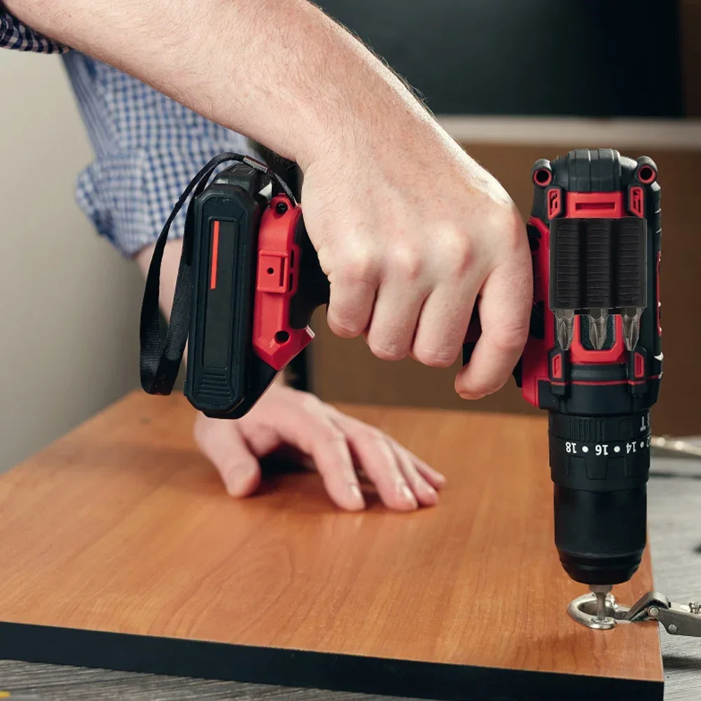 드릴 추가 기능 퀵 체인지 비트 홀더 마운트 부착 드라이버 비트 대부분의 드릴 도구용 파워 드릴 또는 드라이버의 측면 홀더