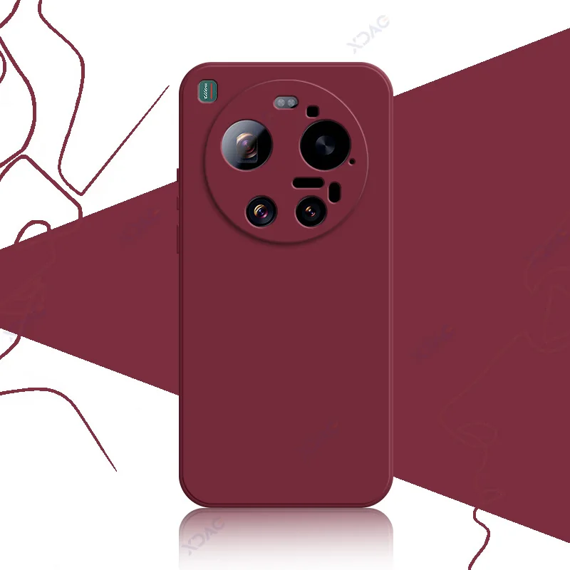 Luxury Dual Liner Shockproof Phone Cover Bags - Premium Square Liquid Silicone Coque