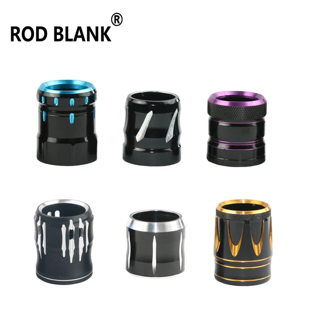 Rod Blank 1Pcs Aluminum Reel Seat Nut Reel seat Hood Cap Fishing Rod  Building Component Fishing Rod DIY Repair Accessory - AliExpress