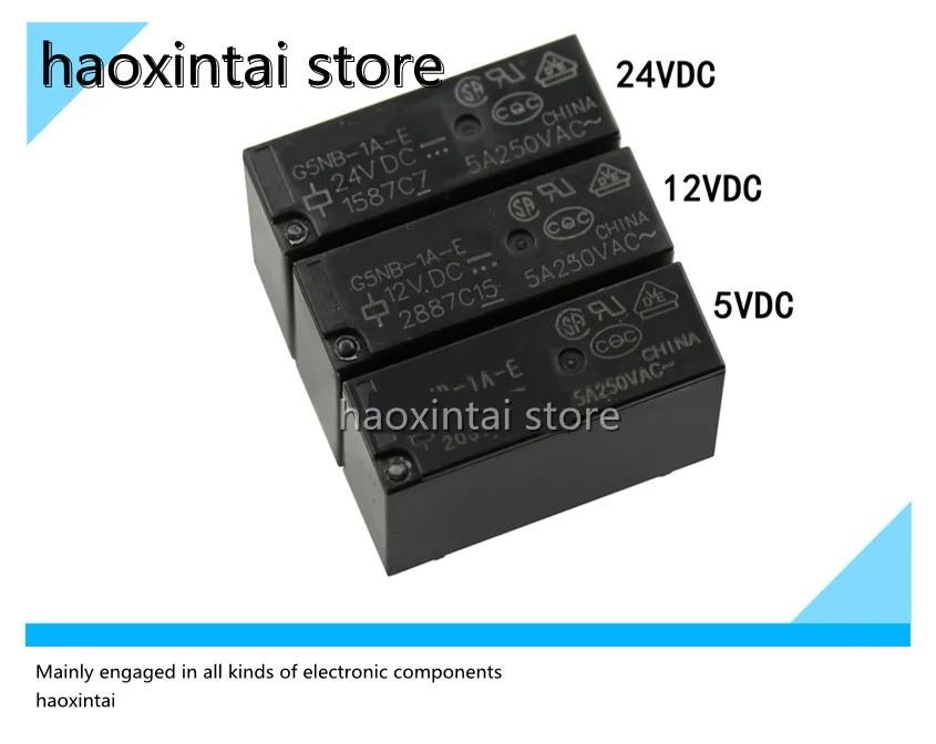 

10pcs G5NB-1A-E- 5VDC 12VDC 24VDC DC5V DC12V DC24V 5A Relay