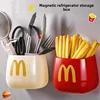 Refrigerator Magnetic Absorption Box Side Cute Magnetic Absorption Box Kitchen Wall Mounted Non Perforated Multi Functional Stor 1