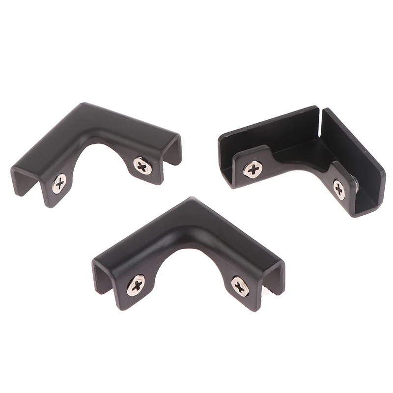 Aquarium Clip Holders 3 to 12mm Aluminum Alloy L Clamp Glass Clamps Corner Board Holder DIY Cabinet 2PC