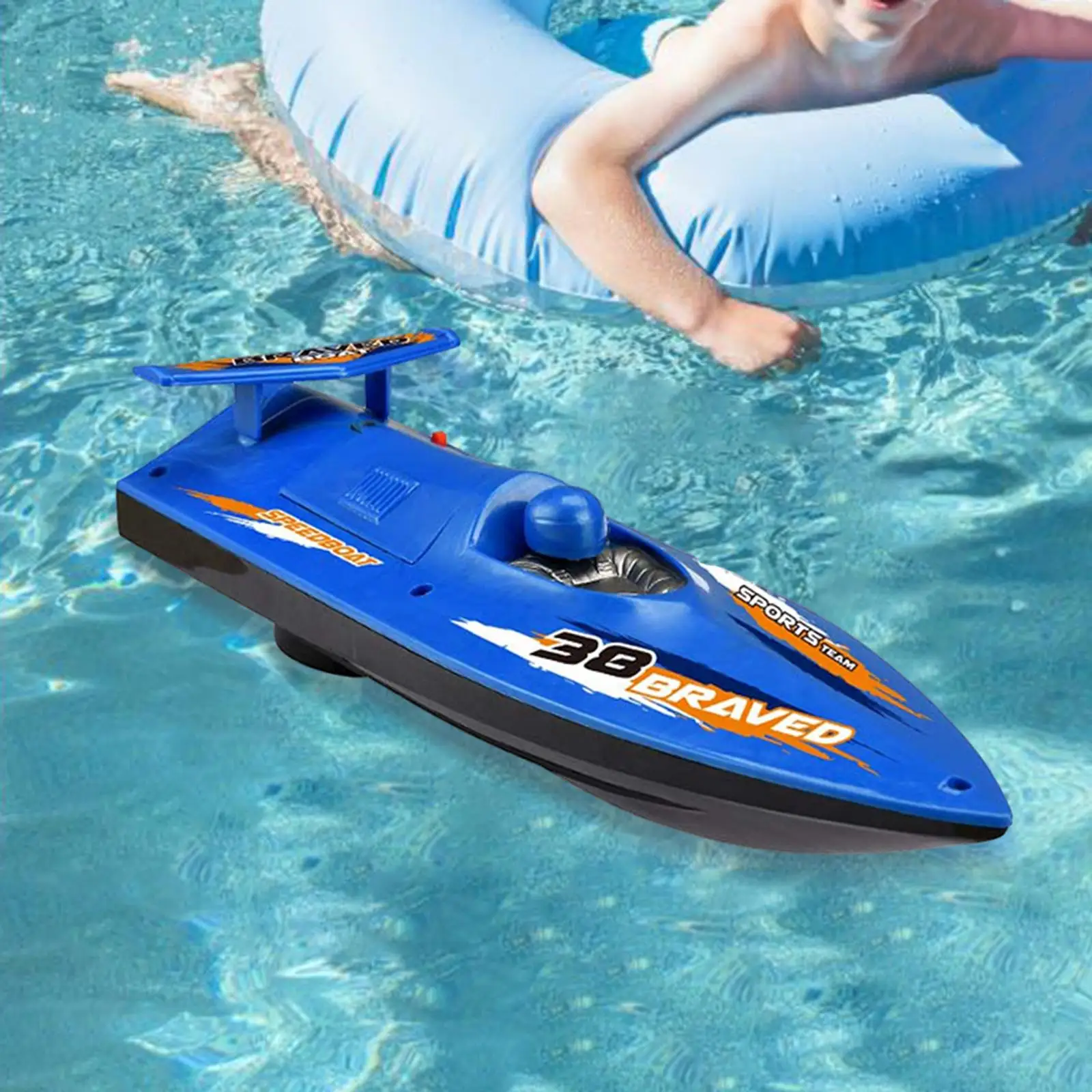 Yacht Pool Toy Beach Toys Water Toy Birthday Gift Party Favor Motorboat Bath Boat Toy for Streams Pool Outdoor Toddlers Child