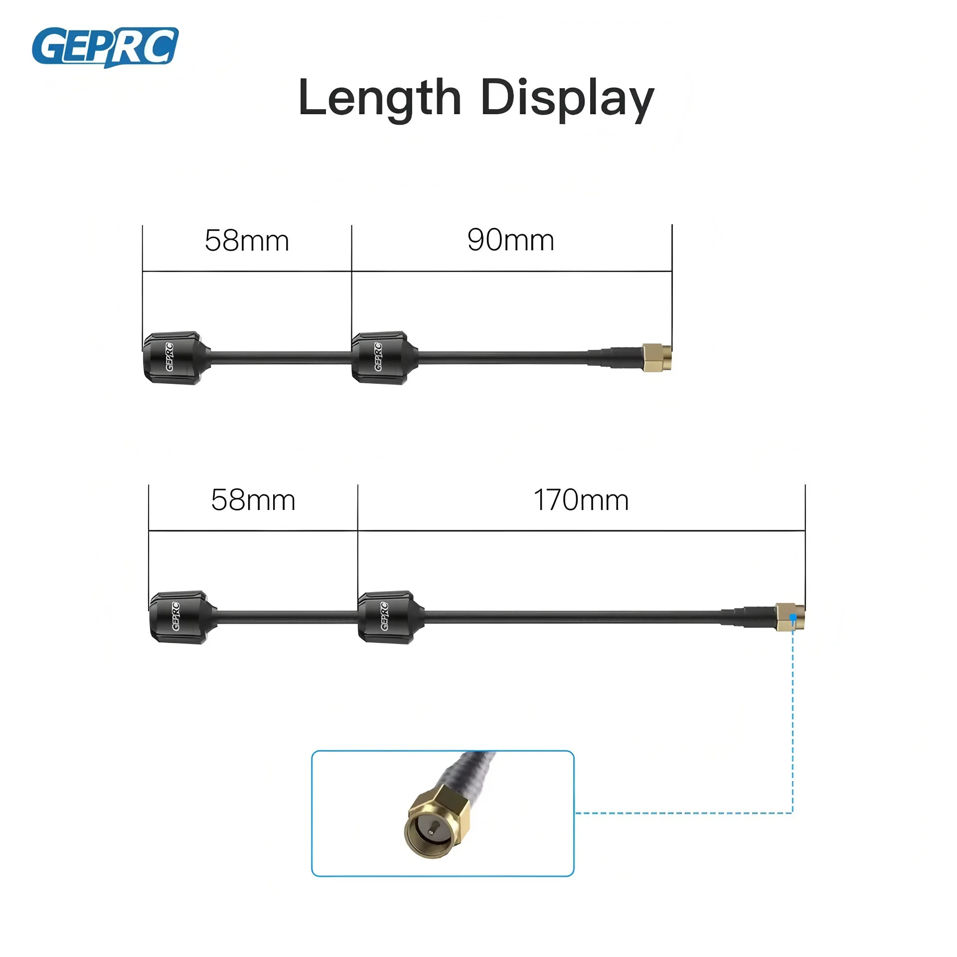 GEPRC Momoda2 5.8G Dual Antenna 5.65GHz SMA Dual-Core RF Ultra-Low VSWR DIY RC FPV Quadcopter Drone Freestyle Accessories Parts thumbnail 3