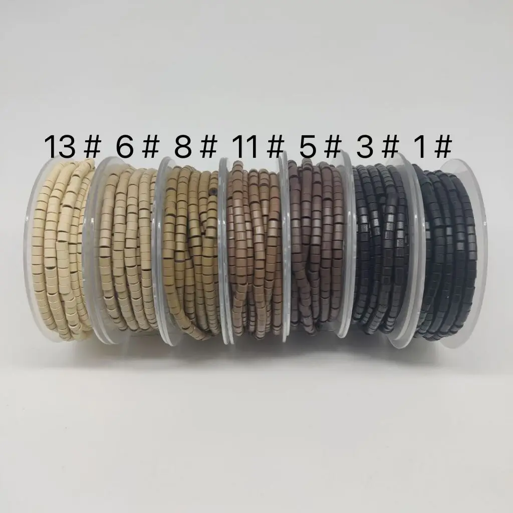 실리콘 사이즈 4.0*2.0*2.7mm 미리 장착된 알루미늄 링 헤어 익스텐션 도구용 마이크로 링크 1000개/롤