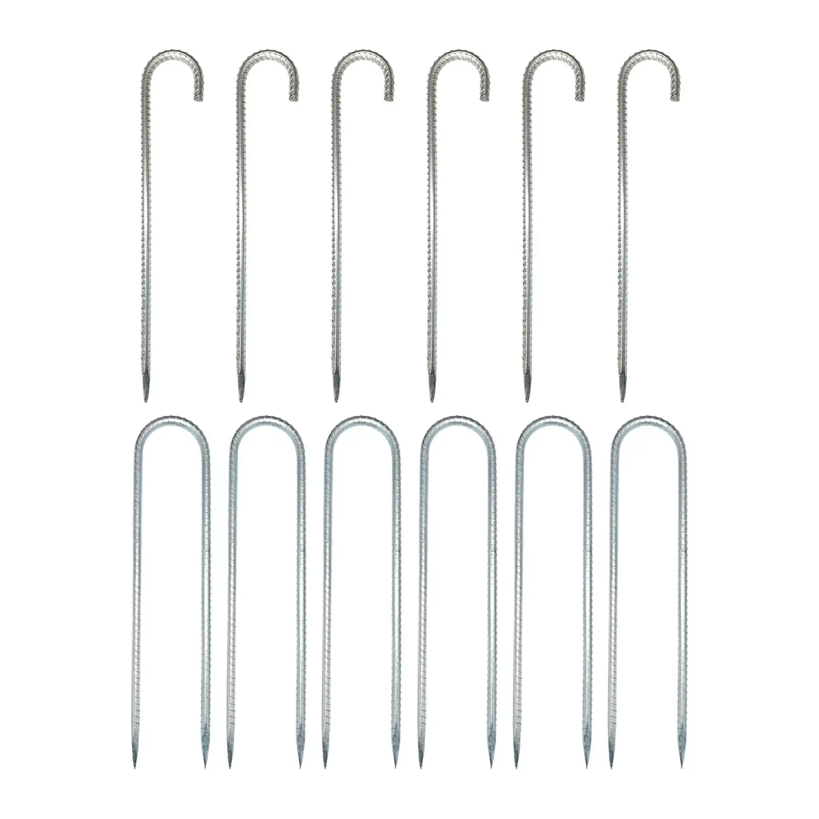 

6 шт., многоразовые садовые колышки для палатки