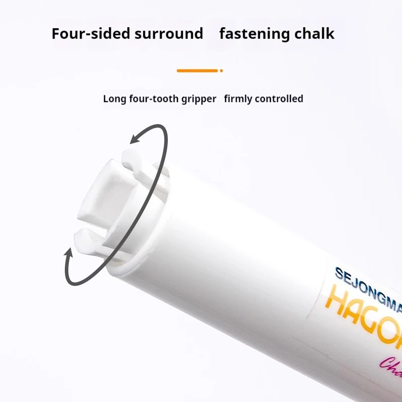 마그네틱 초크 거치대 초크 클립 클러치, 더럽지 않은 손 플라스틱, 다채로운 초크 클립 익스텐더, 교사 학교 사무용품, 1PC