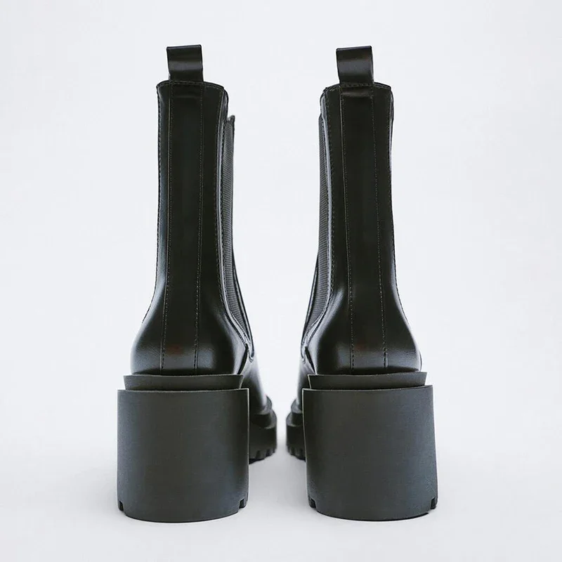 Doc Martens Moldova Rometty Slate Leather Chelsea Boots: Premium