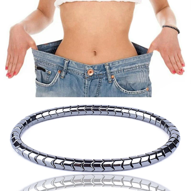 Hematite Arrow Shape Stone Beads Bracelets Weight Loss Magnetic Therapy Bangle for Women Men Fashion Health Care Unisex Jewelry